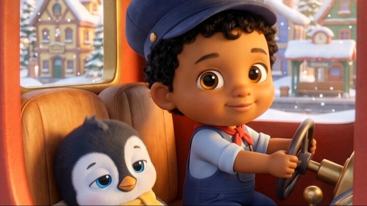 The Little Train Driver and the Sleepy Penguin
