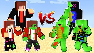 Evil JJ vs Evil Mikey in Minecraft (Maizen Mizen Mazien Mazen Mazin)