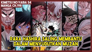 KNY S4 (198) HAMPIR BERAKHIR!!! Para Pemburu Iblis HABIS-HABISAN MENYERANG Muzan!!