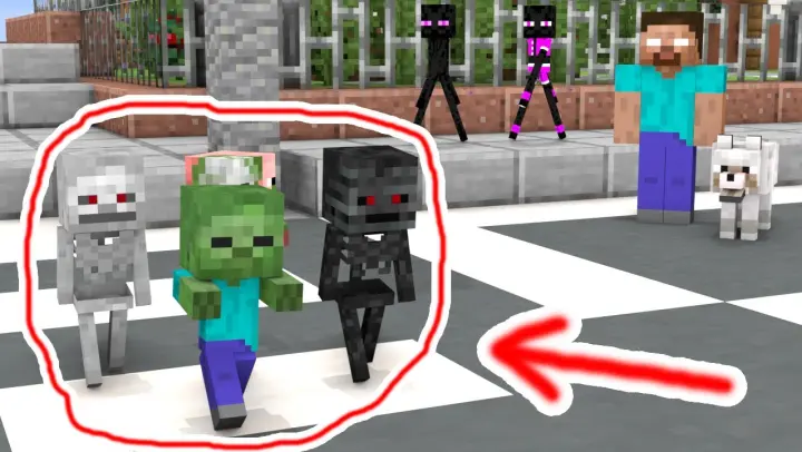 Monster School : Baby Zombie , Where Are You Going ? - Minecraft Animation