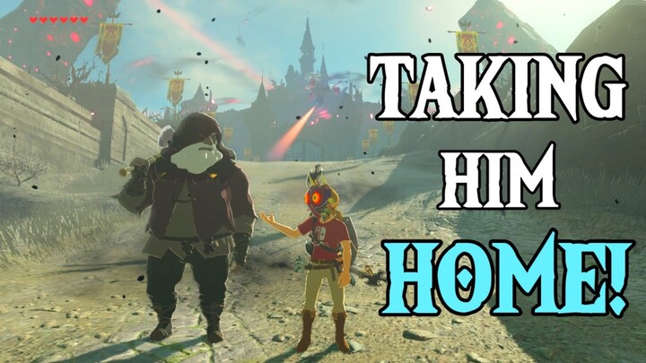 Taking King Rhoam to HYRULE CASTLE! | Zelda: Breath of the Wild