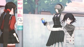 [Danganronpa MMD/Sand Sculpture Xiang] Thói quen điêu khắc cát hàng ngày của học sinh Học viện Hope'