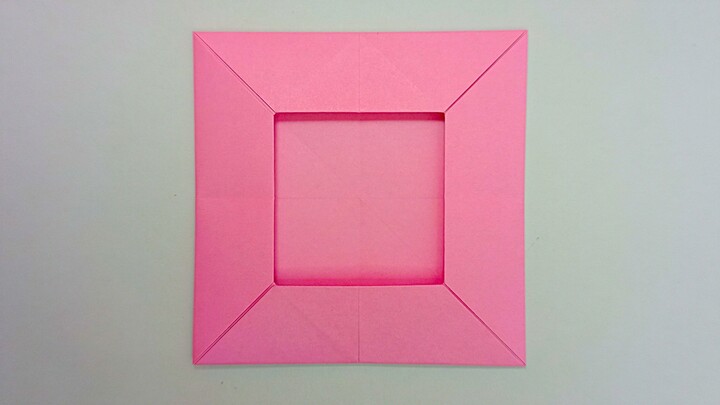 【折纸教程】DIY纸相框 Easy Origami Photo Frame Tutorial