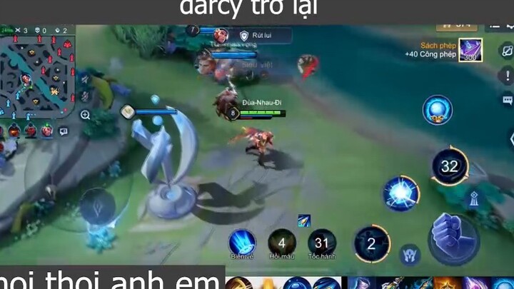 darcy trở lại p3 #choithoianhem