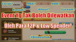 Event Apa Saja Yang Tidak Boleh Dilewatkan Oleh Para F2P & Low Spender? Rise of Kingdoms Indonesia