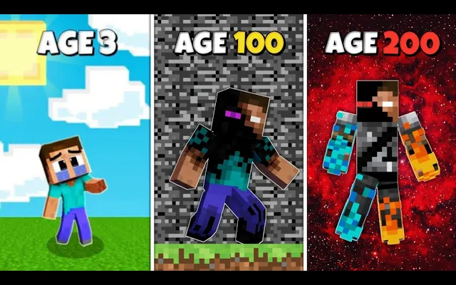 เอาชีวิตรอด 200 ปีในฐานะ ENDERBRINE ใน Minecraft Hardcore!