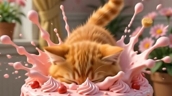 Funny Cat Slips and Cake Hits the Dog! 😂🐱🐶