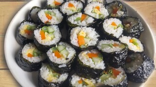 Món cơm cuộn rong biển,KimBap hàn quốc