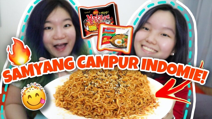 COBAIN RESEP VIRAL TIKTOK! - SAMYANG CAMPUR INDOMIE?!