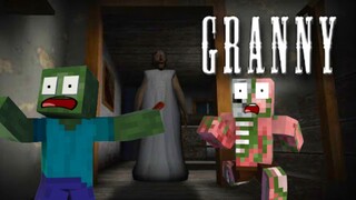 Monster School: GRANNY HORROR GAME - Minecraft Animation