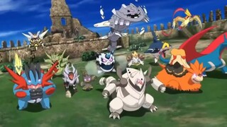 Pokémon xy&z, pesta yang dibawakan oleh Pokémon mega