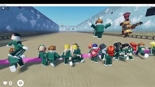 thử thách chơi squid game khi mới chơi
