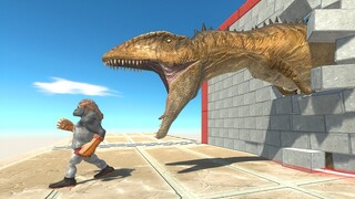 Carcharodontosaurus Unexpected Attack - Animal Revolt Battle Simulator