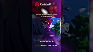 The son of demon king is definitely at different level #anime #shorts #animeedits #animememes