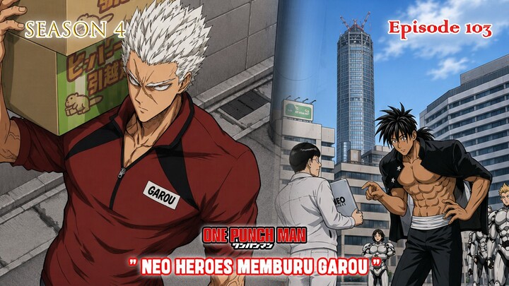 One Punch Man (Season 4) - Episode 103 Alur Cerita - " Neo Heroes Memburu Garou "