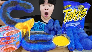 ASMR MUKBANG 직접 만든 타키스 대왕 가래떡 떡볶이 불닭볶음면 치즈스틱 핫도그 먹방 & 레시피 FIRE NOODLES AND Tteokbokki EATING SOUND!