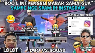 DUO VS SQUAD SAMA SUBSCRIBER?! NGE-SPAM TERUS DI INSTAGRAM PENGEN MABAR SAMA FIZISLOWHENG 🤣