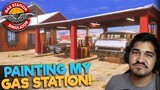 I PAINTED MY GAS STATION & ADDED MORE PRODUCTS! - GAS STATION SIMULATOR #6