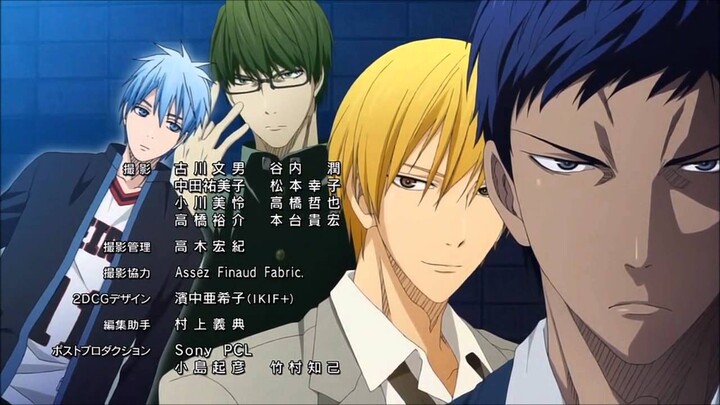 Kuroko No Basuke Ending Song 1 HD "Start It Right Away"