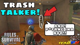 PUMATAY NG TRASHTALKER!! UMUUBOS!! (Rules of Survival: Battle Royale)