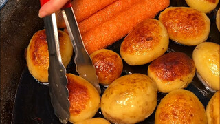 Sticky mashed potato rice is a favorite of potato heads.