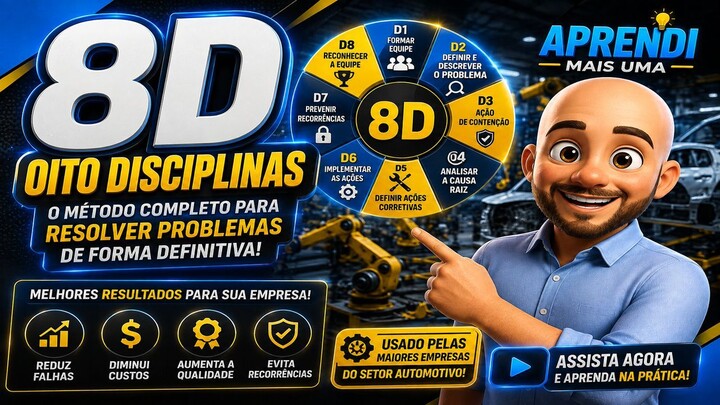 Domine o 8D: Como resolver problemas complexos como um verdadeiro expert