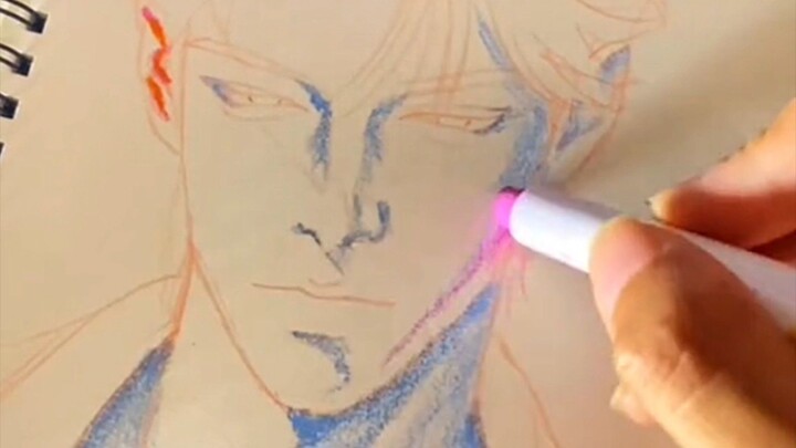 tutorial coloring kulit versi Lili pakai silky crayon 💗