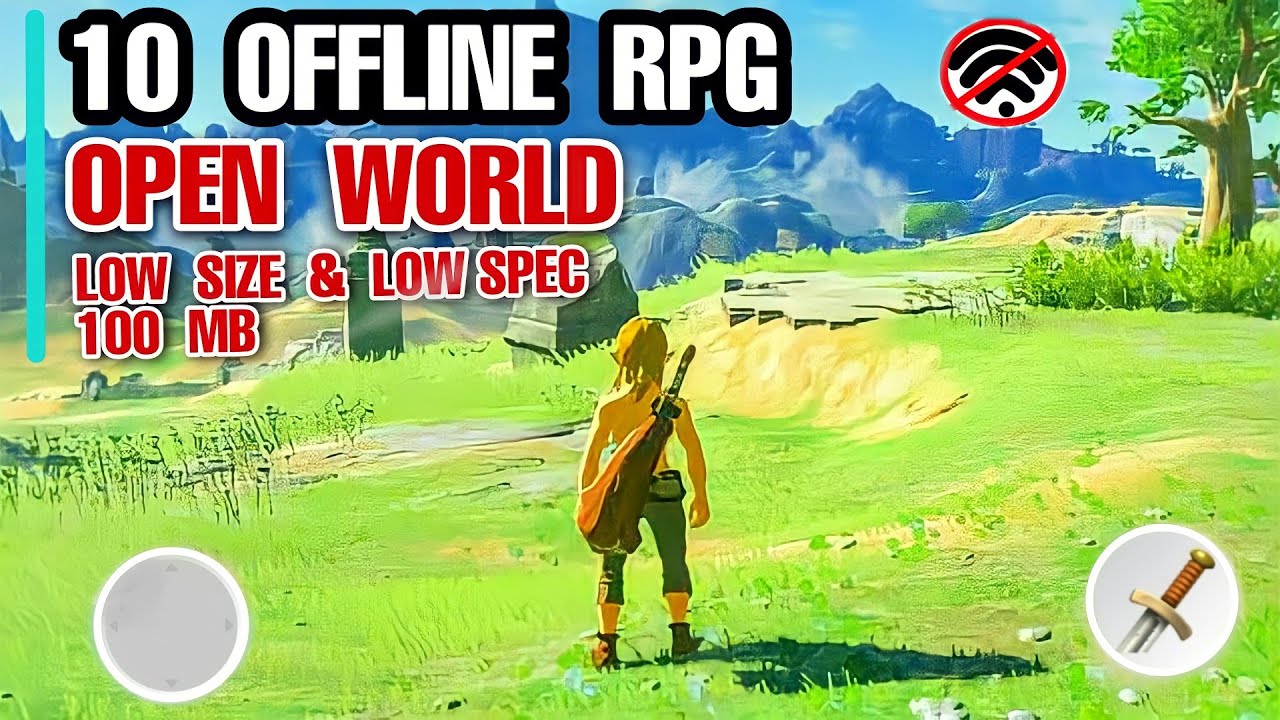 10 Best OFFLINE RPG OPEN WORLD Games 100 MB | LOW SIZE | LOW SPEC for  Android & iOS - Bilibili