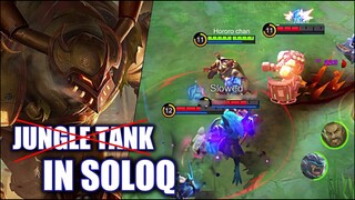 PICKING JUNGLE TANK IS NOT POSSIBLE IN SOLOQ | MOBILE LEGENDS