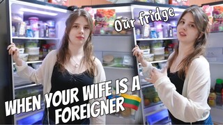 WHAT'S INSIDE OUR REF WHEN YOU HAVE FOREIGN WIFE IN THE PHILIPPINES? | LITHUANIAN/RUSSIAN WIFE