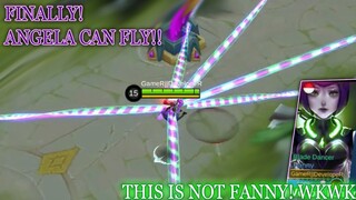 Angela CAN FLY?! THIS IS NOT FANNY MONTAGE! WKWKWKWK