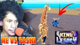 King Legacy | Roblox | Tashi Vs Me As Giraffe | Nakuha Ko Ang Sword