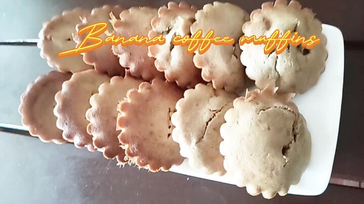 banana coffee muffins with yema filling