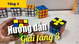 Hướng dẫn cách giải Rubik 3x3 [Chậm, đơn giản, dễ hiểu] Tầng 3