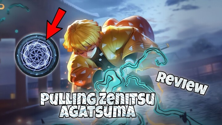 Getting And Reviewing Murad's New Skin "Zenitsu Agatsuma" | AoV x Demon Slayer Collaboration