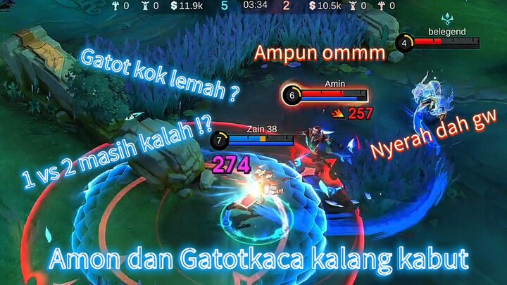 Amon dan Gatotkaca di bikin sakit kepala sama Yi shun shin