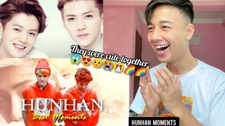 HUNHAN Best moments | REACTION (EXO Sehun & Luhan)