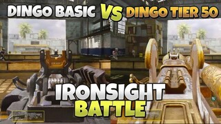 IRONSIGHT BATTLE! DINGO BASIC VS DINGO TIER 50 BATTLEPASS!? BAGUS YANG MANA!? CODM INDONESIA