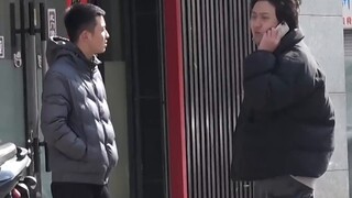 My brother and I helped a guy from Northeast China to do some exercise and jogging, and he treated u