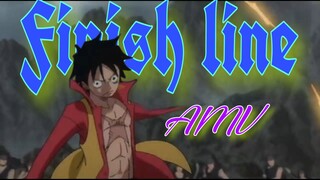 [AMV]Finish Line in nightcore - One piece.