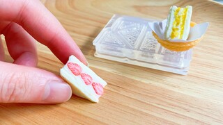 [Miniature] Mini Fruit Sandwiches! Clay Mold Tutorial