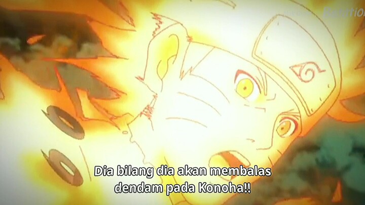 Itachi vs naruto mode kyubi