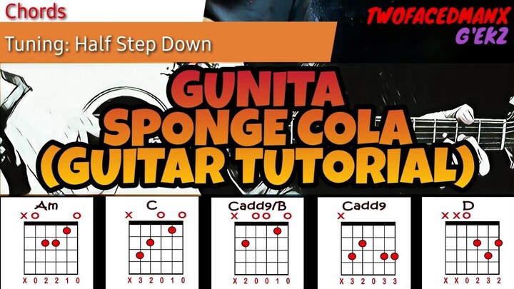 Sponge Cola - Gunita (Guitar Tutorial)