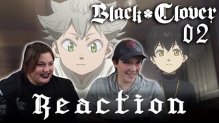 Black Clover 02 THE BOY'S PROMISE reaction