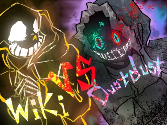 [animasi tersembunyi] wiki sans vs dustdust sans 3450 bingkai! versi lengkap