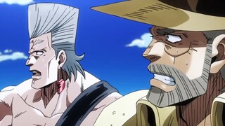 "The early delinquent high school student bullies the Boston terrier" Jotaro's operation of throwing