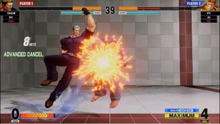 KOF15　山崎　強すぎる…２０HitMAXギロチンコンボ　ぶっ飛ばしがKOF屈指