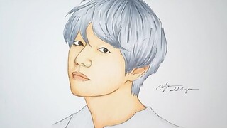 MENGGAMBAR V_BTS || TAEHYUNG BTS