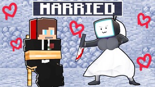 TV Woman MARRIED to MAIZEN in Minecraft! - Parody Story(JJ and Mikey)