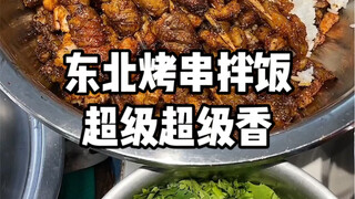 Super delicious Northeastern grilled skewers and rice, 100 yuan a bowl, do you think it’s suitable?